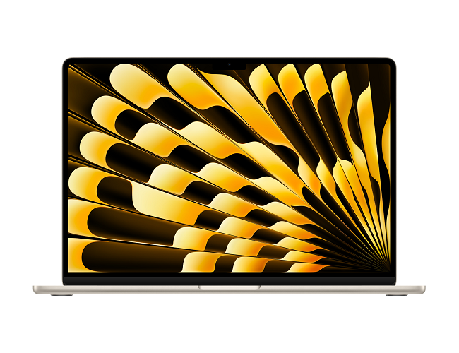 Apple MacBook Air-13 Inch M4 Chip Z1CW000R0 24GB RAM, 1TB SSD, 10-Core CPU - 10-Core GPU, English Keyboard, Starlight